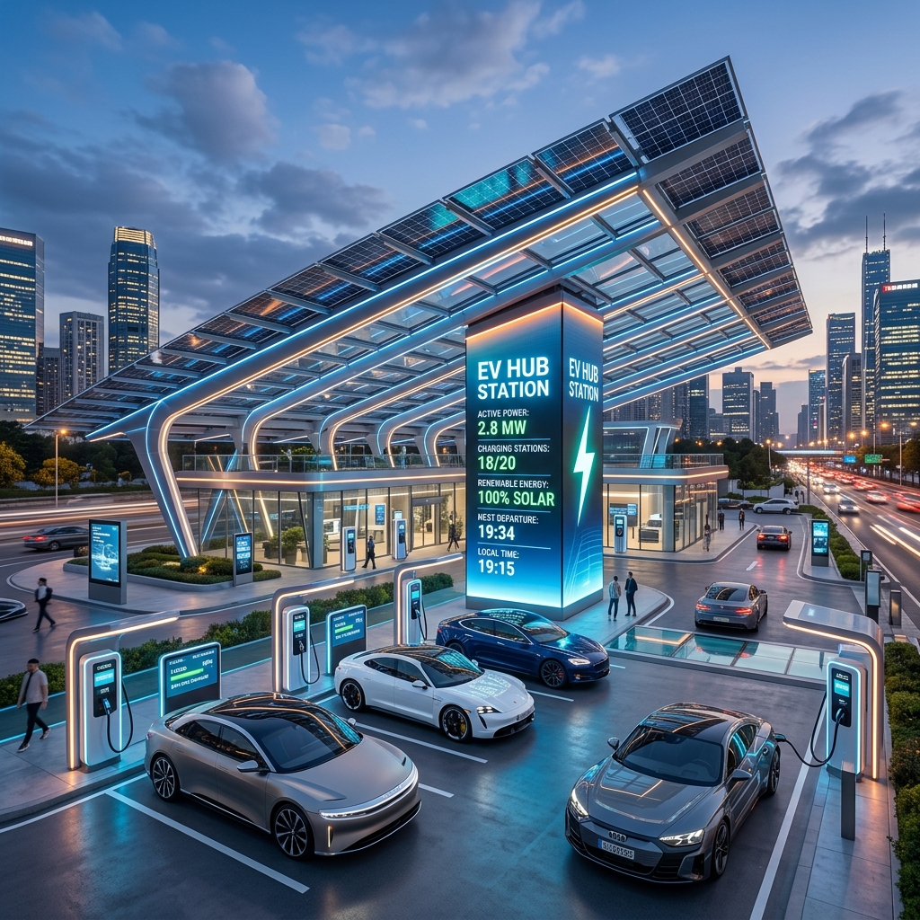 Building Solar-Powered Ultra-Fast EV Charging Infrastructure Across Rapid Growth Markets