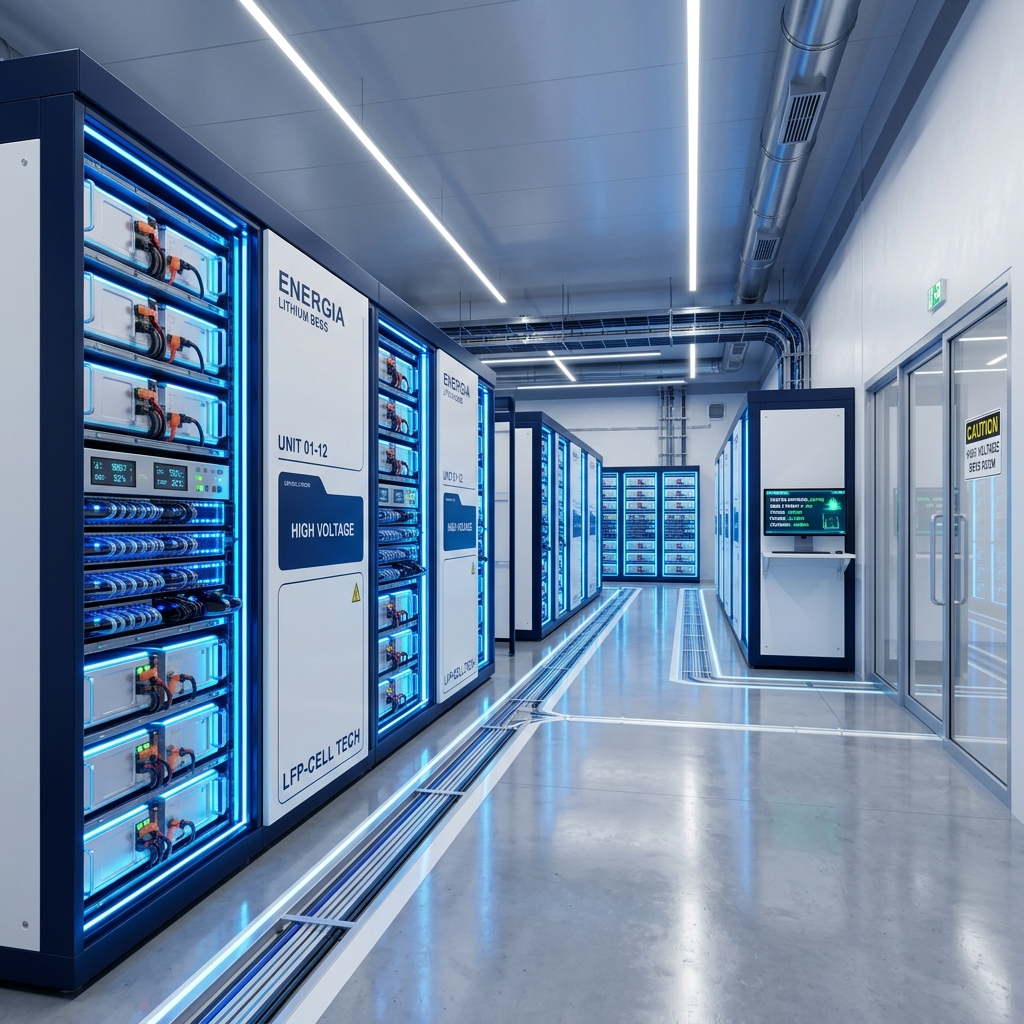 Jesko Industrial Battery Storage Room